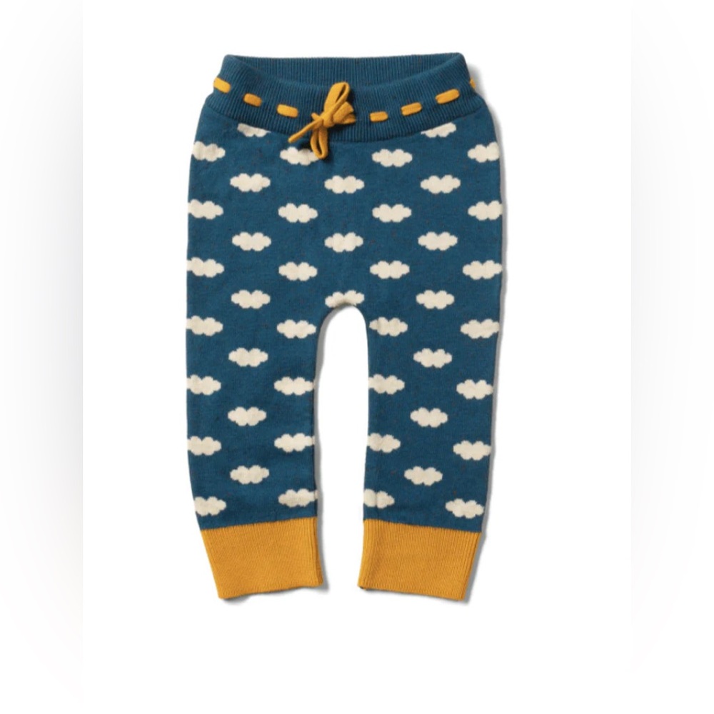 Little Green Radicals Teal Cloud Joggers